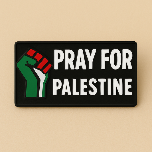 Eirin Apparel Single Lapel Pin Brooch Pray For Palestine Lapel Pin Brooch Badge - Collector’s Edition