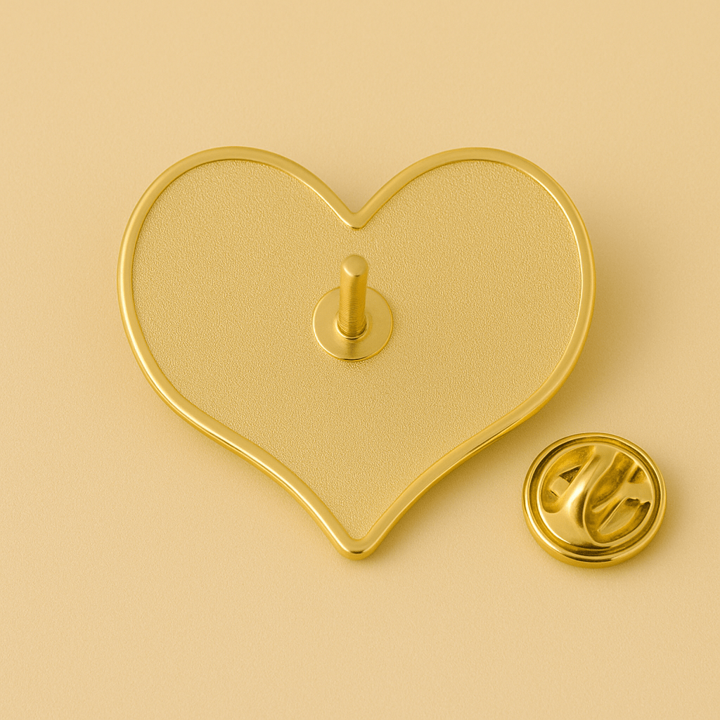 Eirin Apparel Single Lapel Pin Brooch The Keffiyeh Heart Lapel Pin Brooch Badge - Collector’s Edition