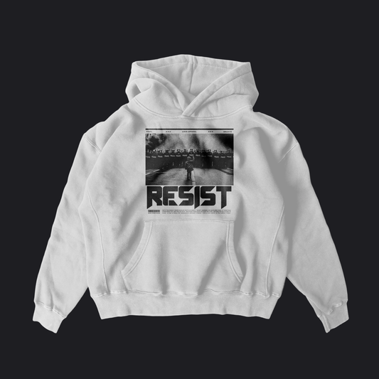 Eirin Apparel Unisex Hoodie Ash / S Unisex 'Resist' Hoodie – Limited Edition Heavy Blend