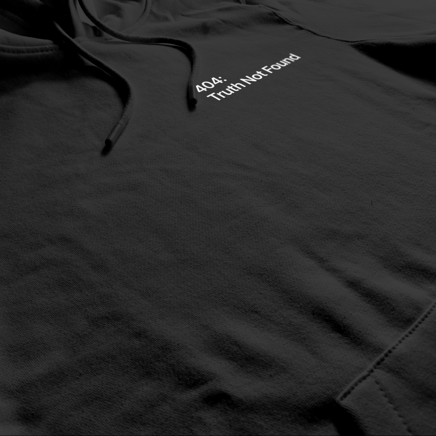 Eirin Apparel Unisex Hoodie Unisex '404: Truth Not Found' Hoodie – Irish Genocide Not Famine Awareness