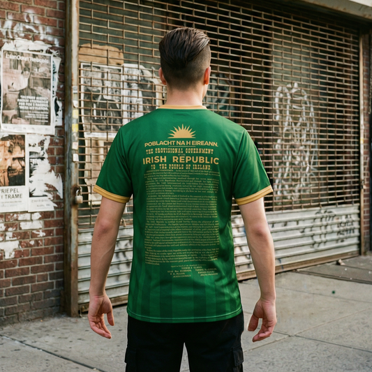 Eirin Apparel Unisex Jersey Eirin 'Irish Republic' Proclamation Jersey – Green/Gold