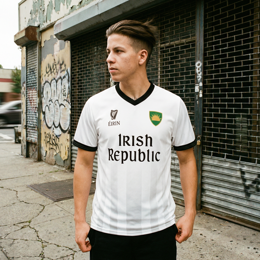 Eirin Apparel Unisex Jersey Eirin 'Irish Republic' Proclamation Jersey – White/Black