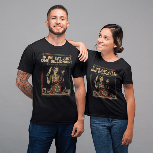Eirin Apparel Unisex T-Shirt Unisex 'Eat A Billionaire' T-Shirt