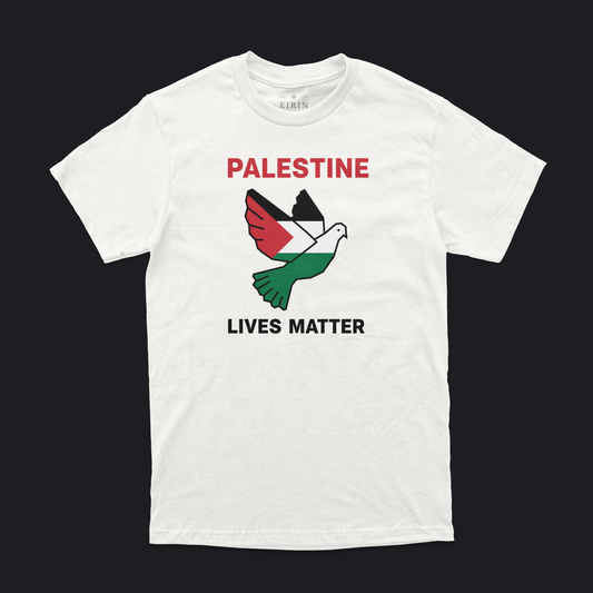 Eirin Apparel Unisex T-Shirt Unisex 'Palestine Lives Matter' Minimalist Print T-Shirt