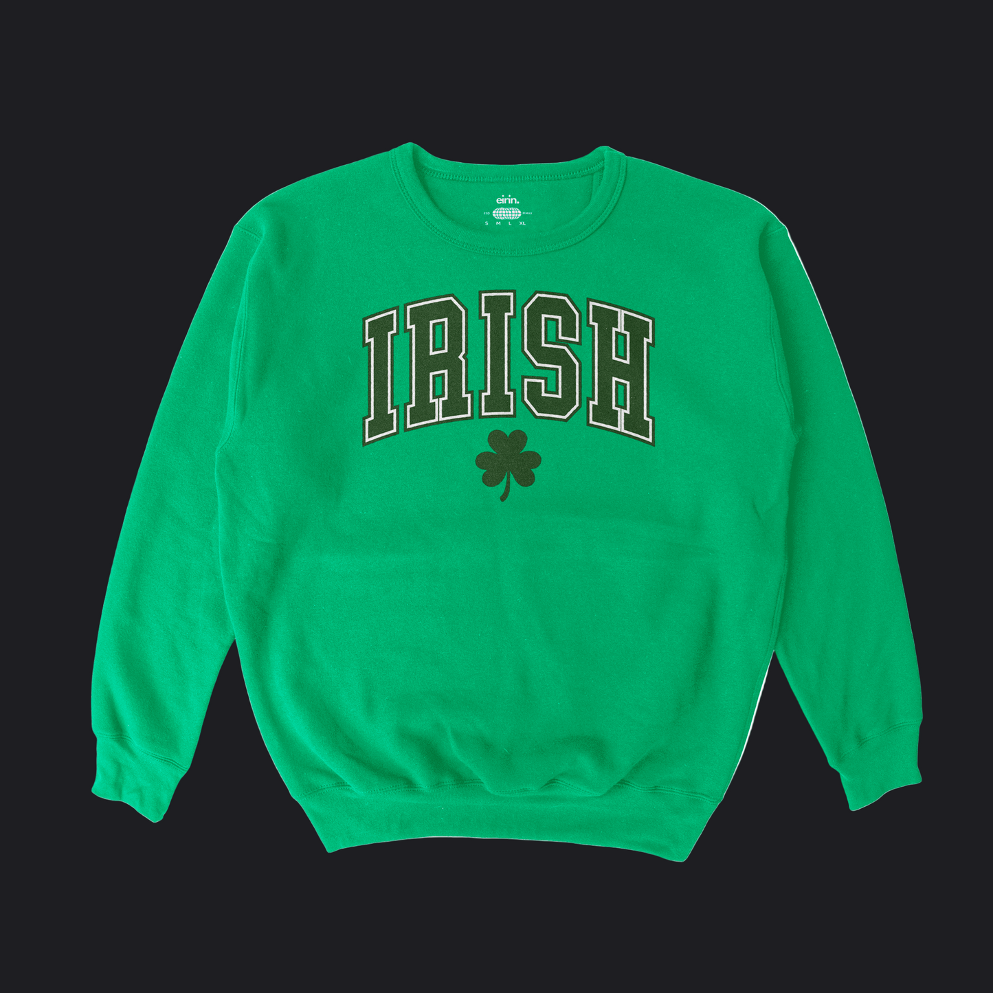 Eirin Apparel Woman's Sweatshirt Irish Green / S Women's Varsity College Irish Sweatshirt