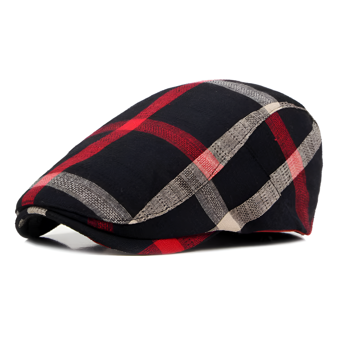 Eirin Apparel Women's Flat Cap Women's 'Laura Clay Collection' Celtic Flat Cap โ Midnight Rowan Patchwork