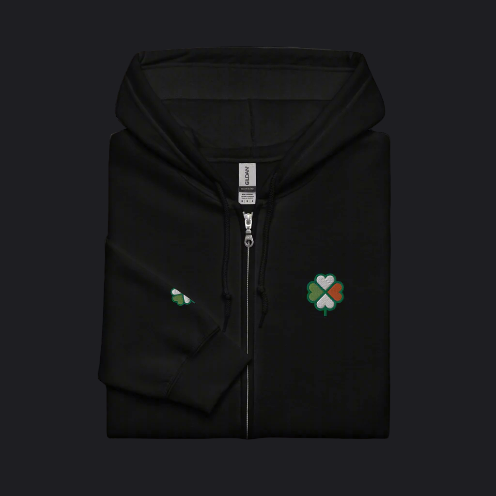 Eirin Apparel Women's Hoodie Black / S Women's Signature Hibernian Premium Zip Up Hoodie