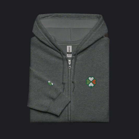 Eirin Apparel Women's Hoodie Dark Heather / S Women's Signature Hibernian Premium Zip Up Hoodie