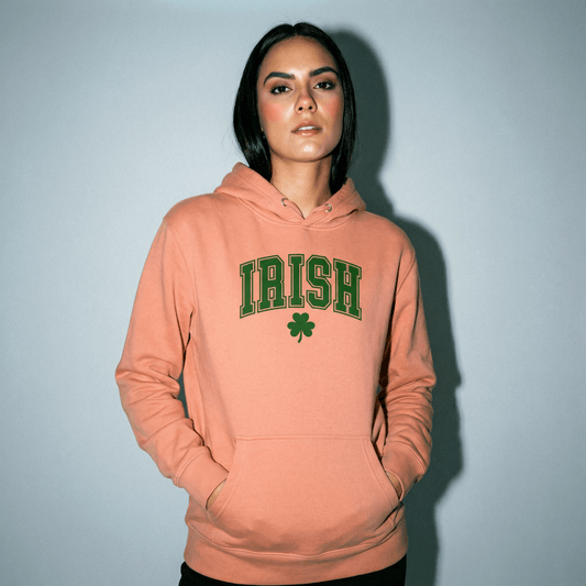 Eirin Apparel Women's Hoodie Dusty Rose / S 'Varsity' Irish Hoodie
