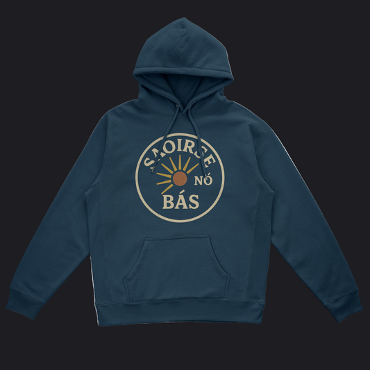 Eirin Apparel Women's Hoodie Indigo Blue / S Women's 'Freedom Or Death' Gaelic Hoodie