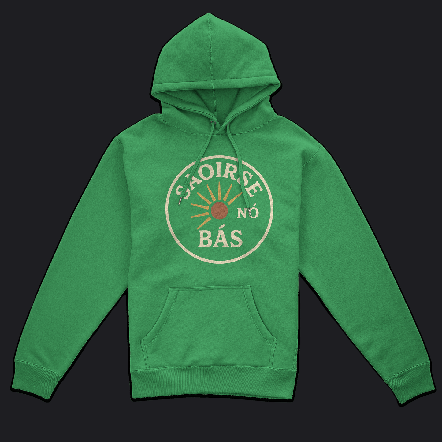 Eirin Apparel Women's Hoodie Irish Green / S Women's 'Freedom Or Death' Gaelic Hoodie