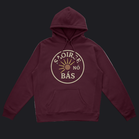 Eirin Apparel Women's Hoodie Maroon / S Women's 'Freedom Or Death' Gaelic Hoodie