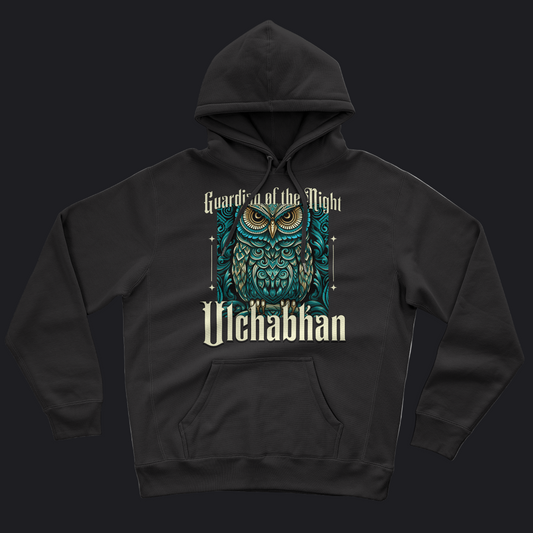 Eirin Apparel Women's Hoodie Women's Ceilteach Ulchabhán (Night Guardian) Celtic Totem Hoodie