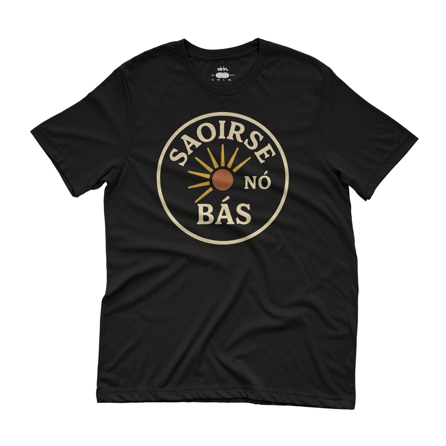 Eirin Apparel Women's T-Shirt Black / S Women's 'Freedom Or Death' Gaelic T-Shirt