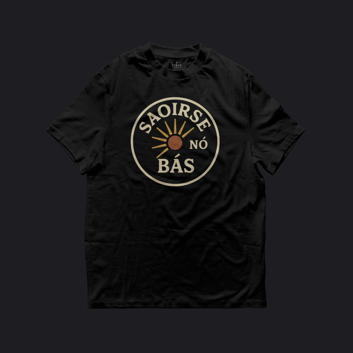 Eirin Apparel Women's T-Shirt Black / S Women's 'Freedom Or Death' Gaelic T-Shirt