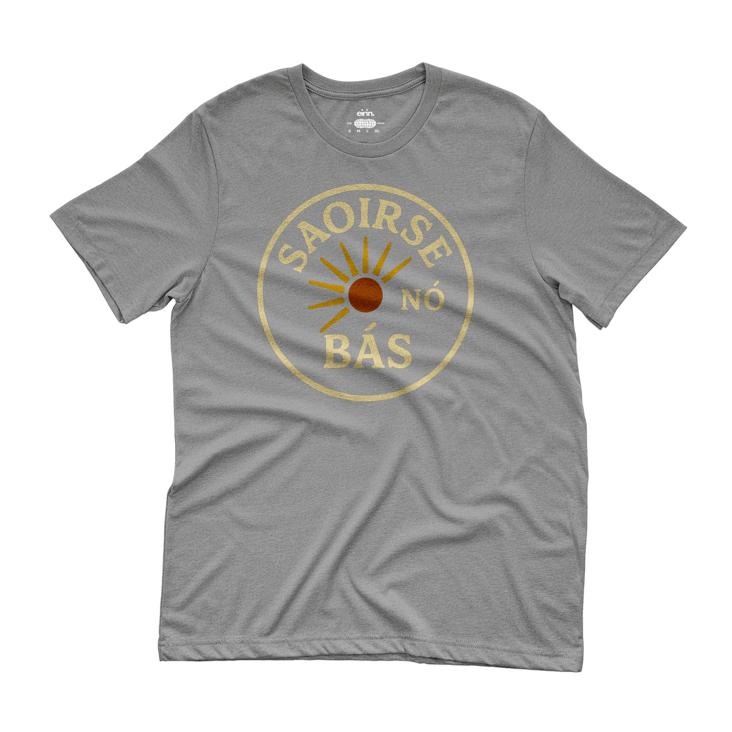 Eirin Apparel Women's T-Shirt Charcoal / S Women's 'Freedom Or Death' Gaelic T-Shirt