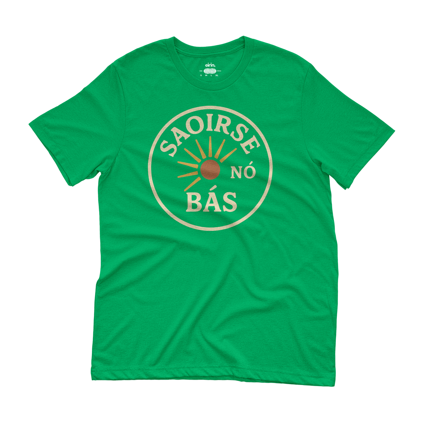 Eirin Apparel Women's T-Shirt Irish Green / S Women's 'Freedom Or Death' Gaelic T-Shirt