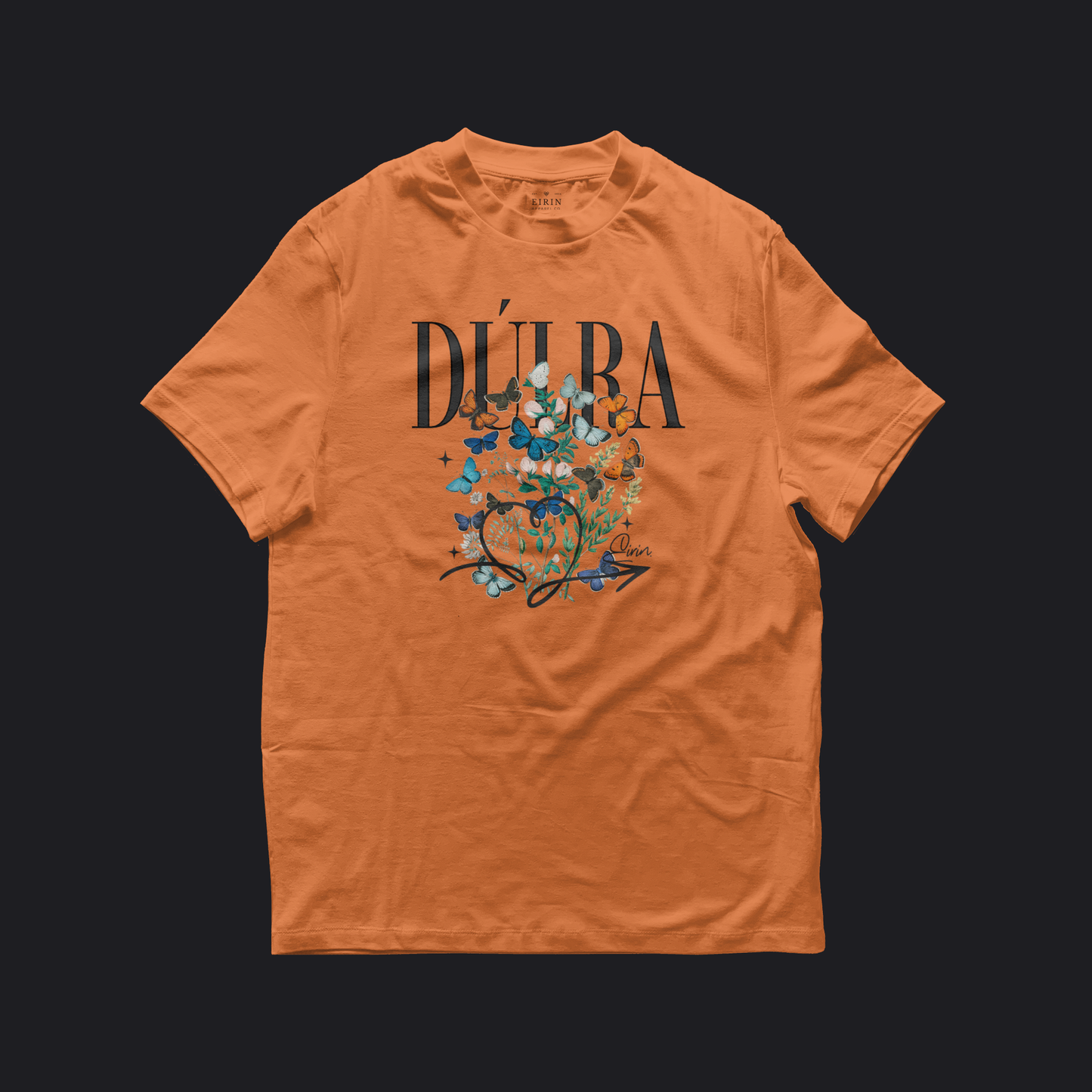 Eirin Apparel Women's T-Shirt Marmalade / S Women's 'Dúlra' Relaxed Fit Gaelic T-Shirt