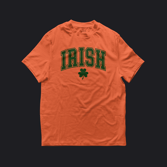 Eirin Apparel Women's T-Shirt Orange / S Women's Varsity College Irish T-Shirt