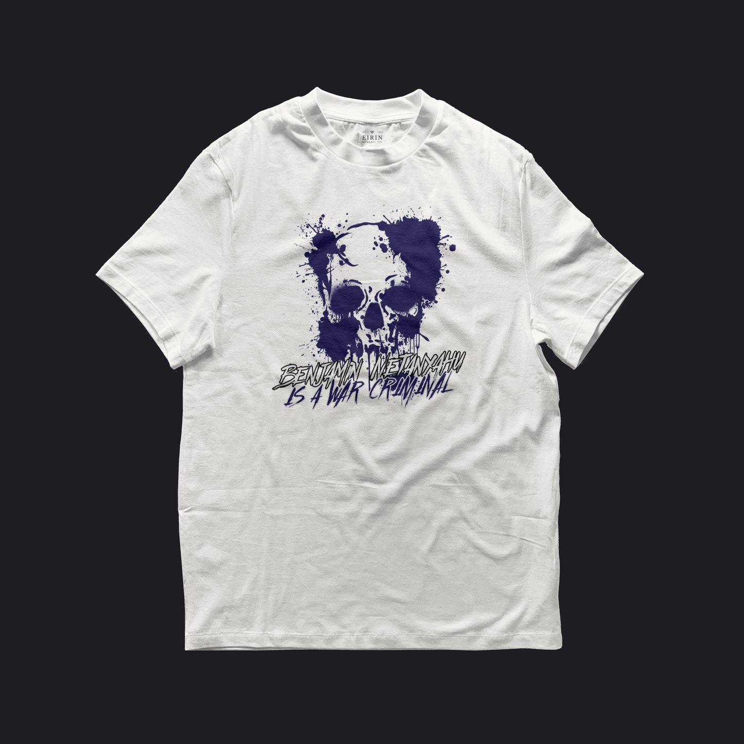 Eirin Apparel Women's T-Shirt White / S Women's Benjamin Netanyahu Is A War Criminal T-Shirt