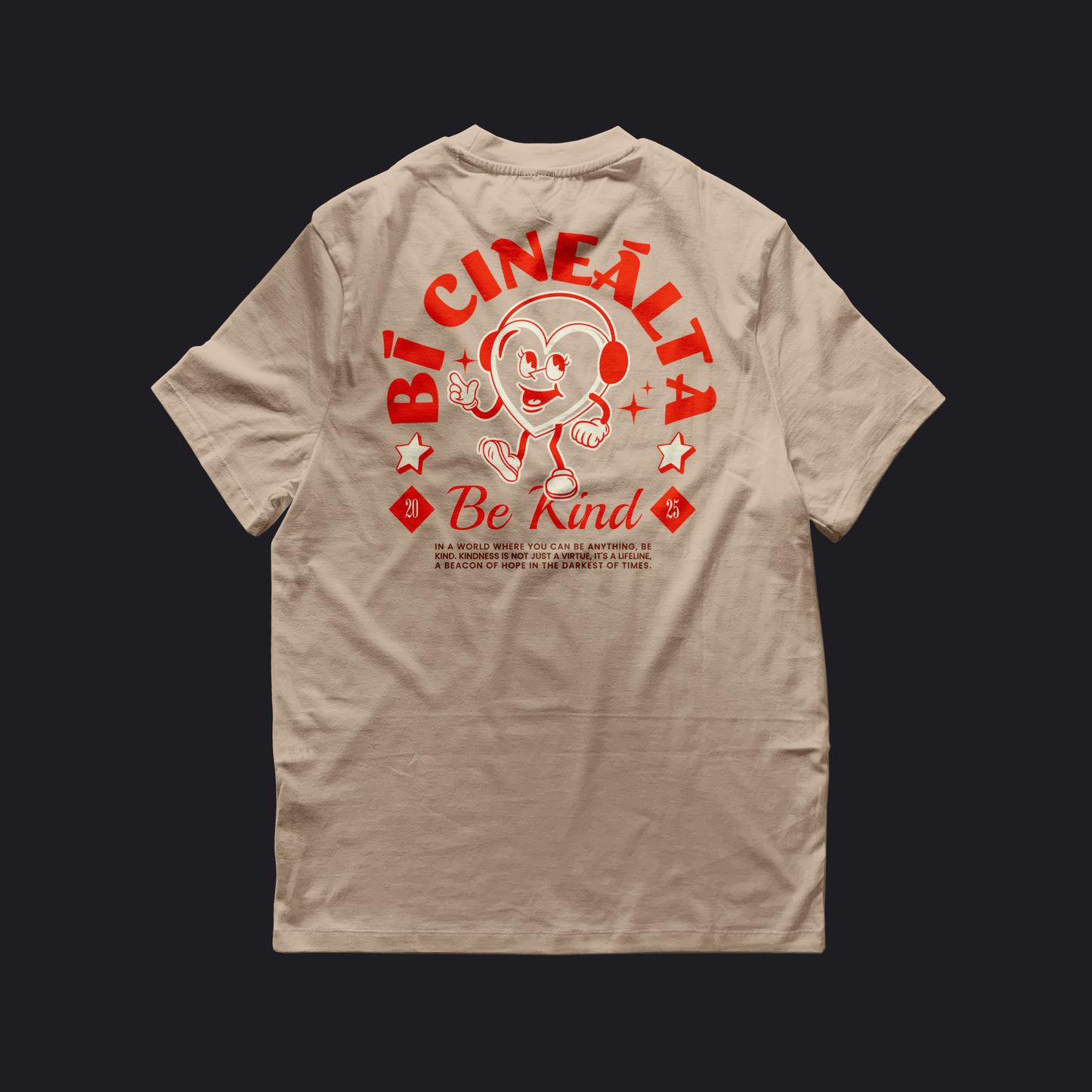 Eirin Apparel Women's T-Shirt Women's 'Be Kind' Gaelic T-Shirt