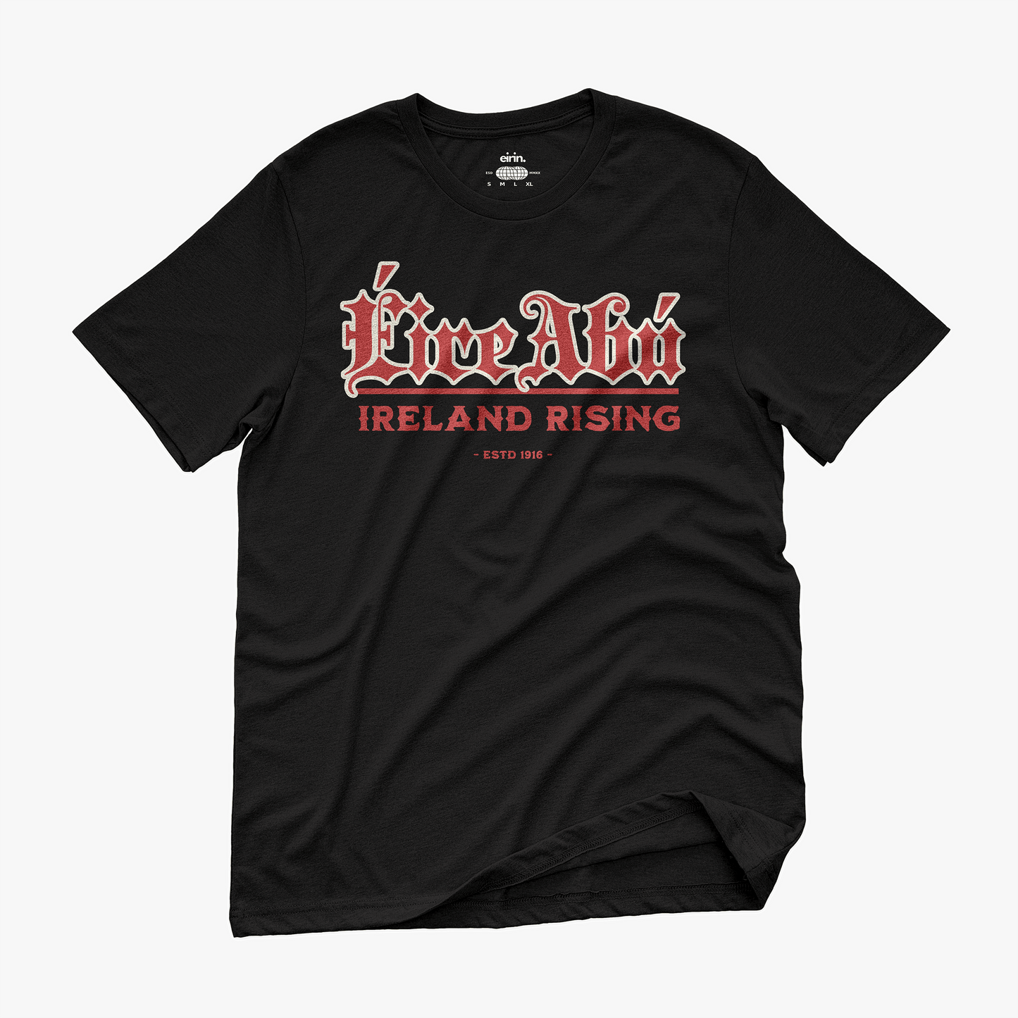 Eirin Apparel Women's T-Shirt Women's 'Éire Abú' Gaelic T-Shirt – Black Edition