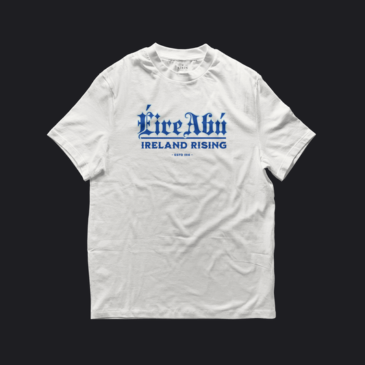 Eirin Apparel Women's T-Shirt Women's 'Éire Abú' Gaelic T-Shirt – White Edition