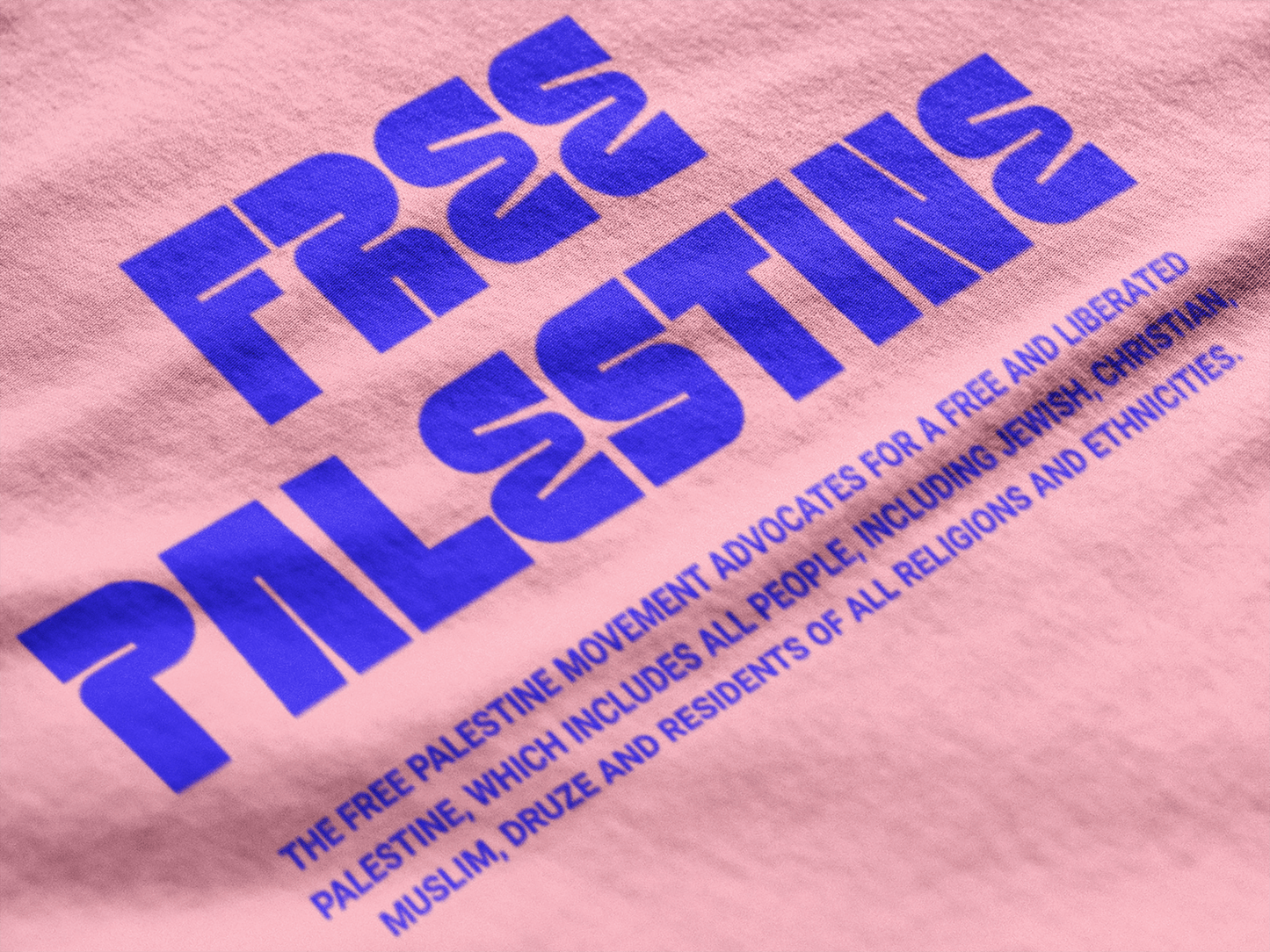 Eirin Apparel Women's T-Shirt Women's 'Free Palestine' Pastel T-Shirt