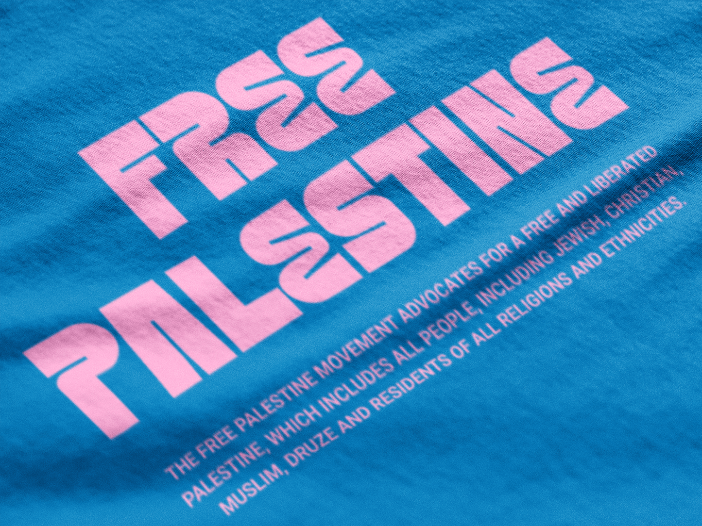 Eirin Apparel Women's T-Shirt Women's 'Free Palestine' Pastel T-Shirt
