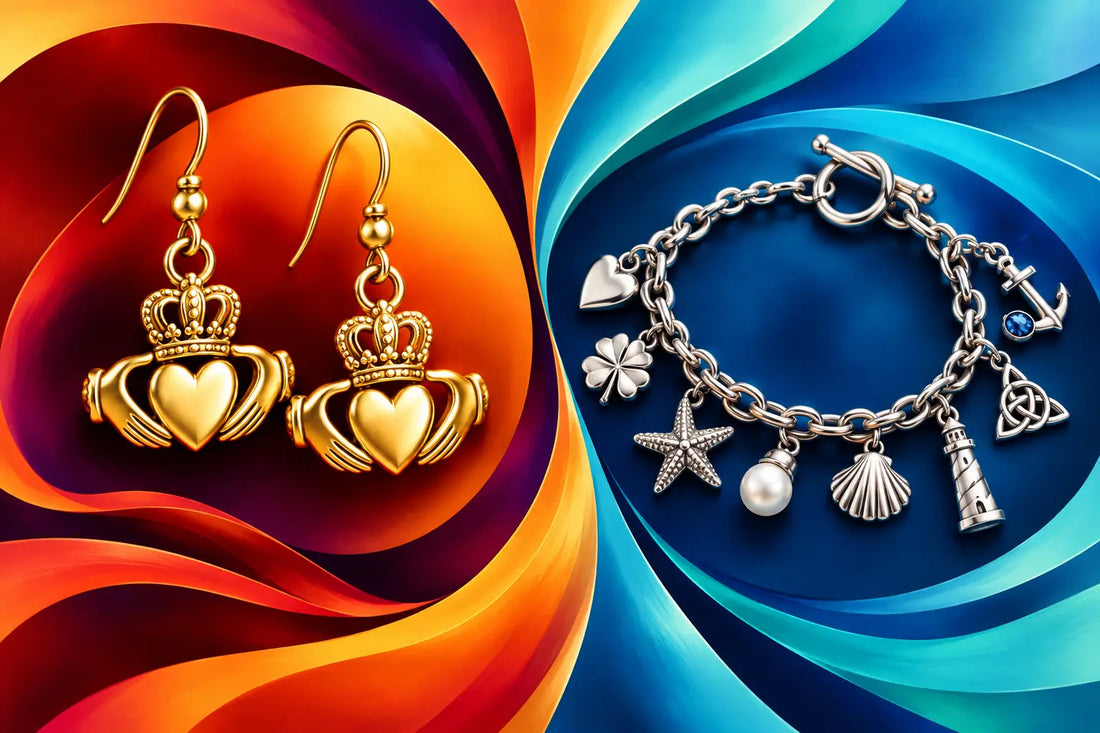Claddagh Earrings Versus Charm Bracelets