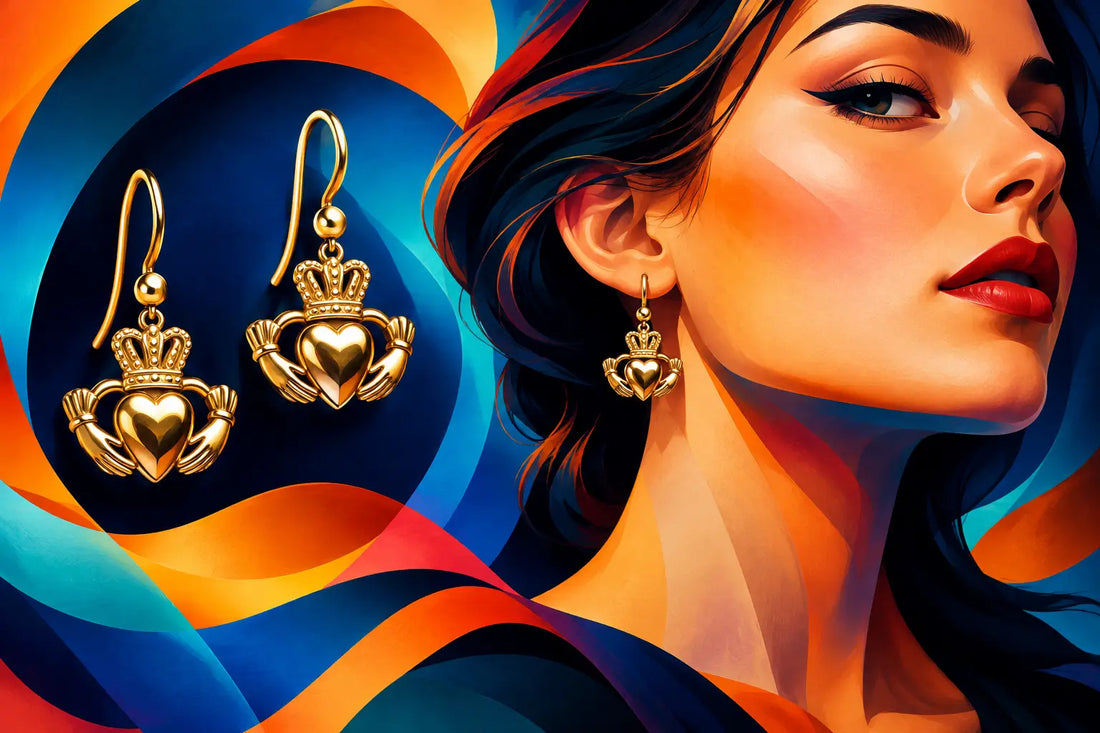 How to Style Claddagh Earrings With Real Attitude