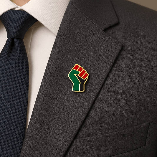 Freedom For Palestine Fist Lapel Pin Brooch Badge - Collector’s Edition
