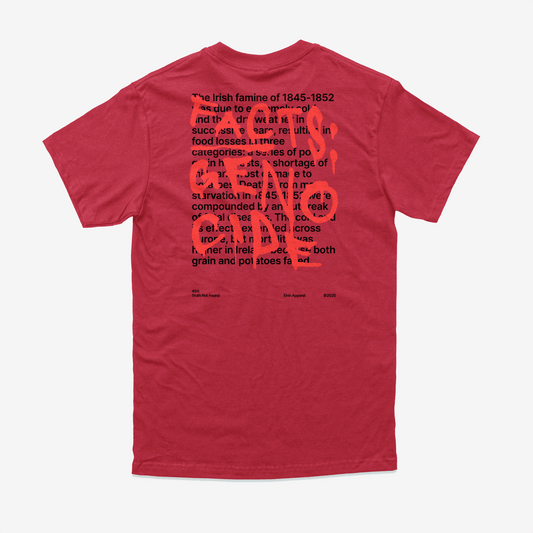 Men’s '404: Truth Not Found' T-Shirt – Irish Genocide Not Famine Awareness