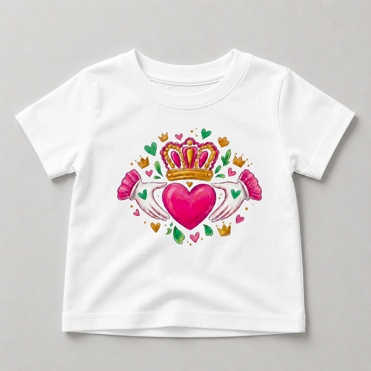 Eirin Apparel Baby T-Shirt White / 6-12m Baby 'Wee Claddagh' T-Shirt (6mo - 24mo)