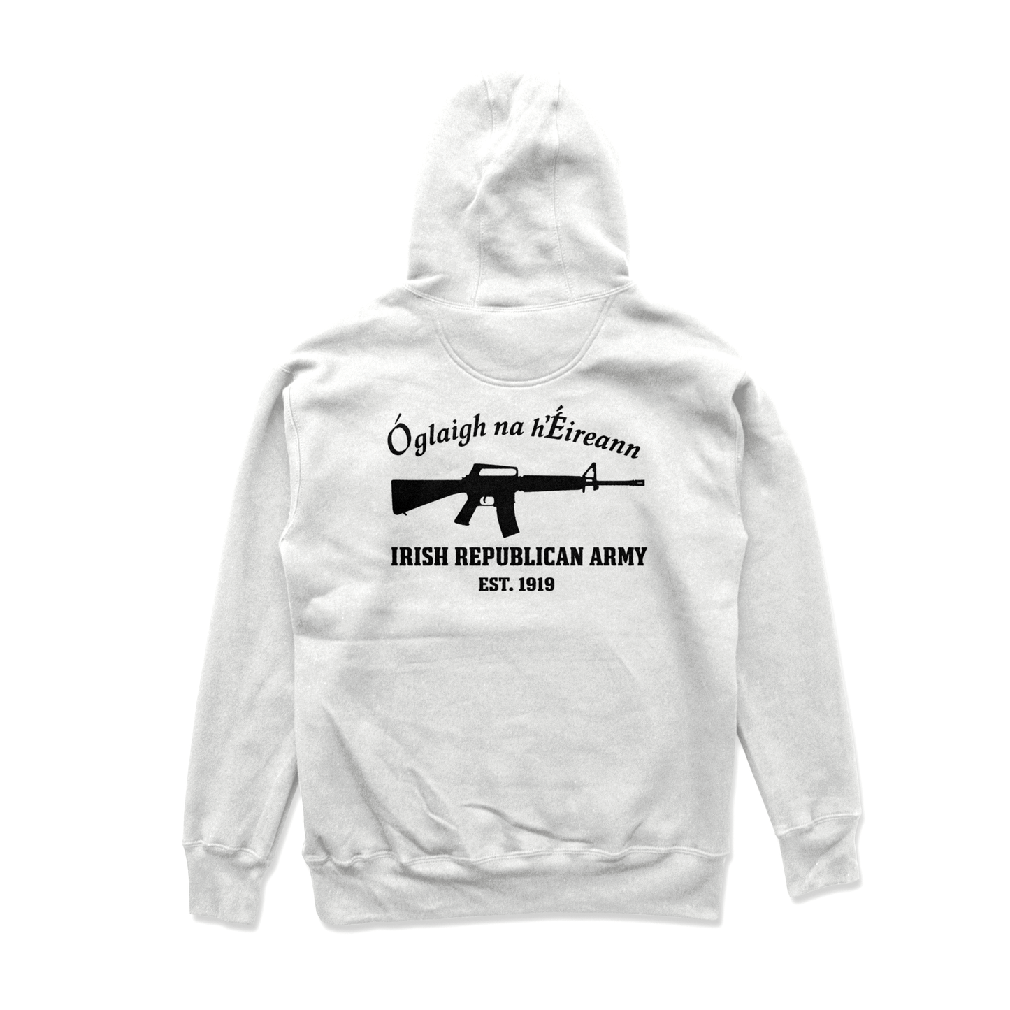 Men's Óglaigh na hÉireann Est. 1919 White Hoodie