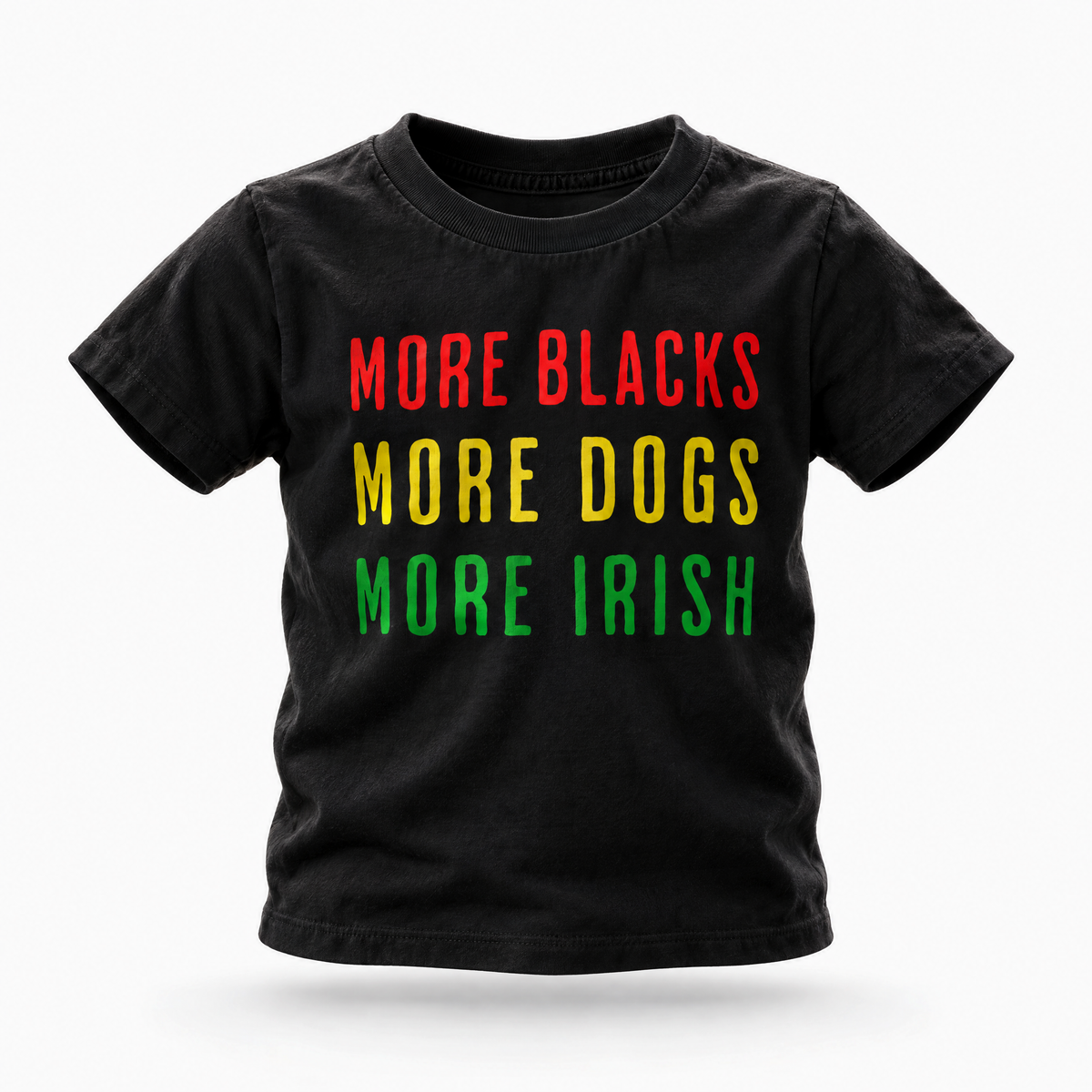 Eirin Apparel Baby T-Shirt Baby 'More Blacks, More Dogs, More Irish' T-Shirt (6mo - 24mo)