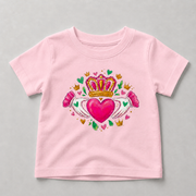 Eirin Apparel Baby T-Shirt Pink / 6-12m Baby 'Wee Claddagh' T-Shirt (6mo - 24mo)