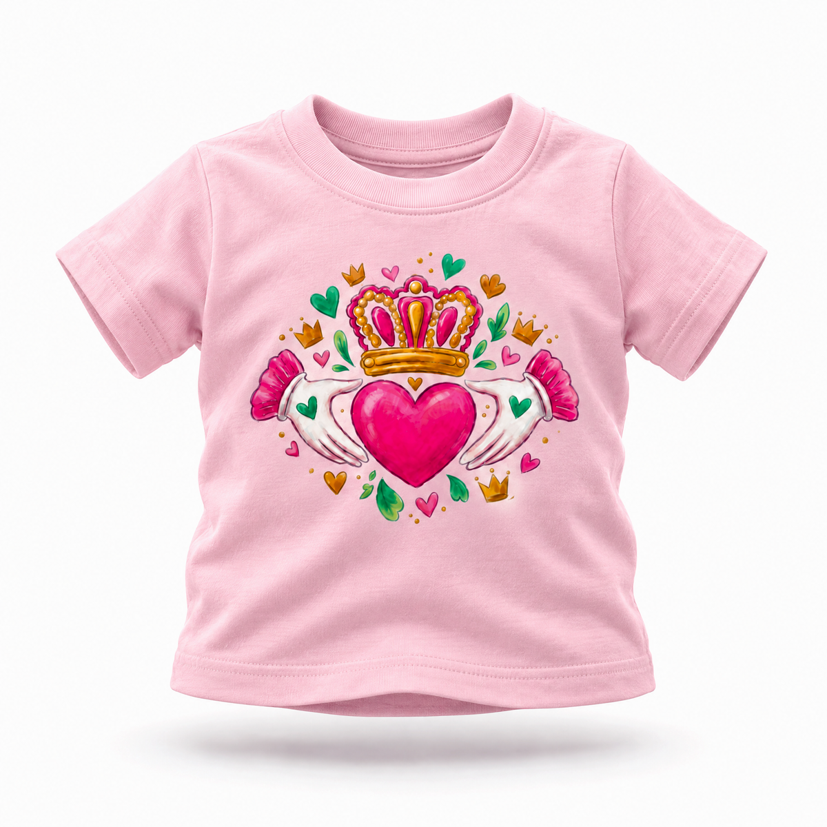 Eirin Apparel Baby T-Shirt Pink / 6-12m Baby 'Wee Claddagh' T-Shirt (6mo - 24mo)