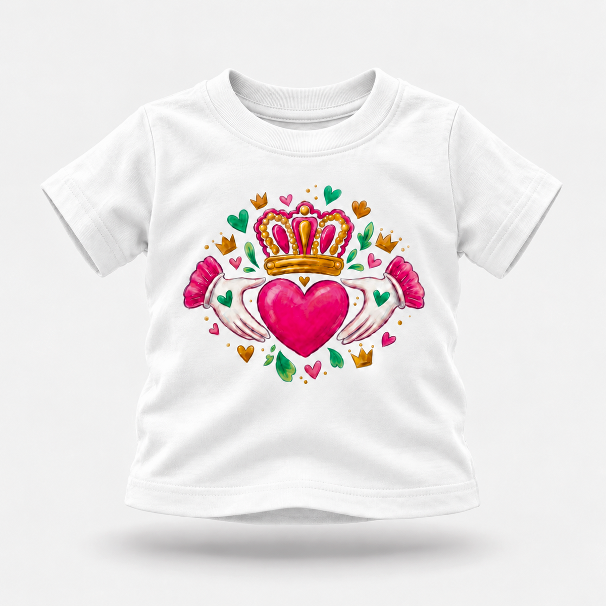 Eirin Apparel Baby T-Shirt White / 6-12m Baby 'Wee Claddagh' T-Shirt (6mo - 24mo)