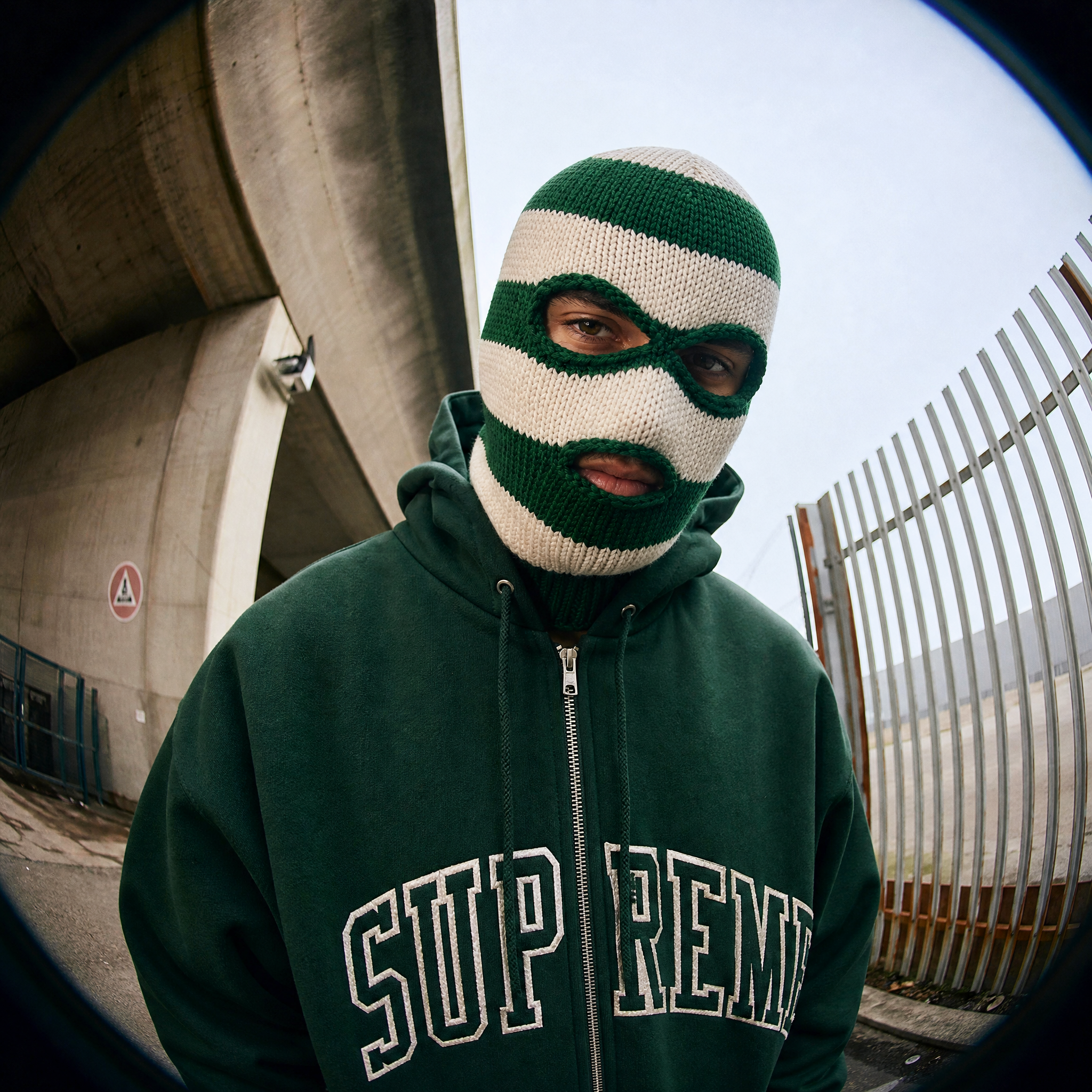 Eirin Apparel Balaclava 'Celtic Hoops' Balaclava
