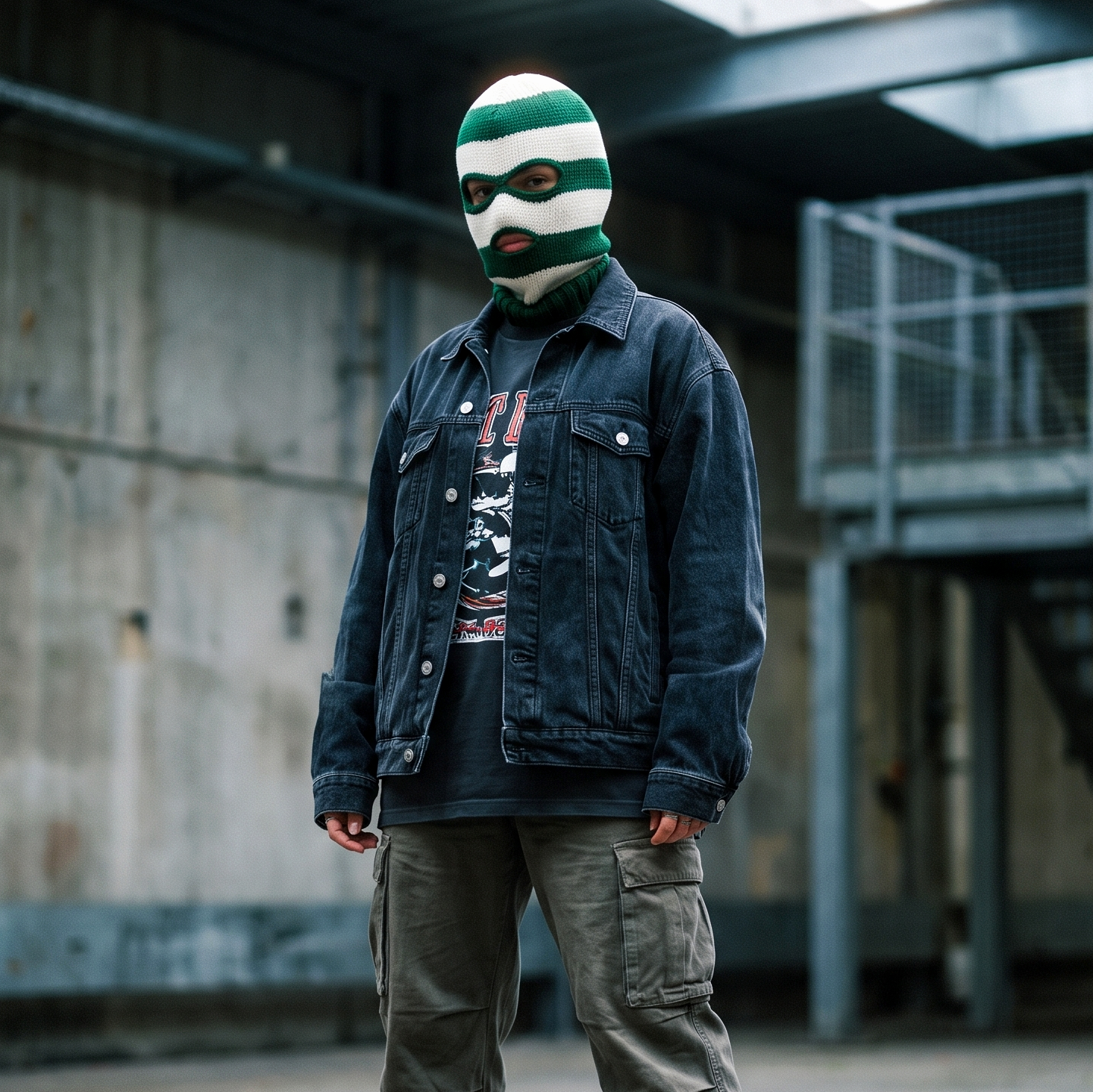Eirin Apparel Balaclava 'Celtic Hoops' Balaclava