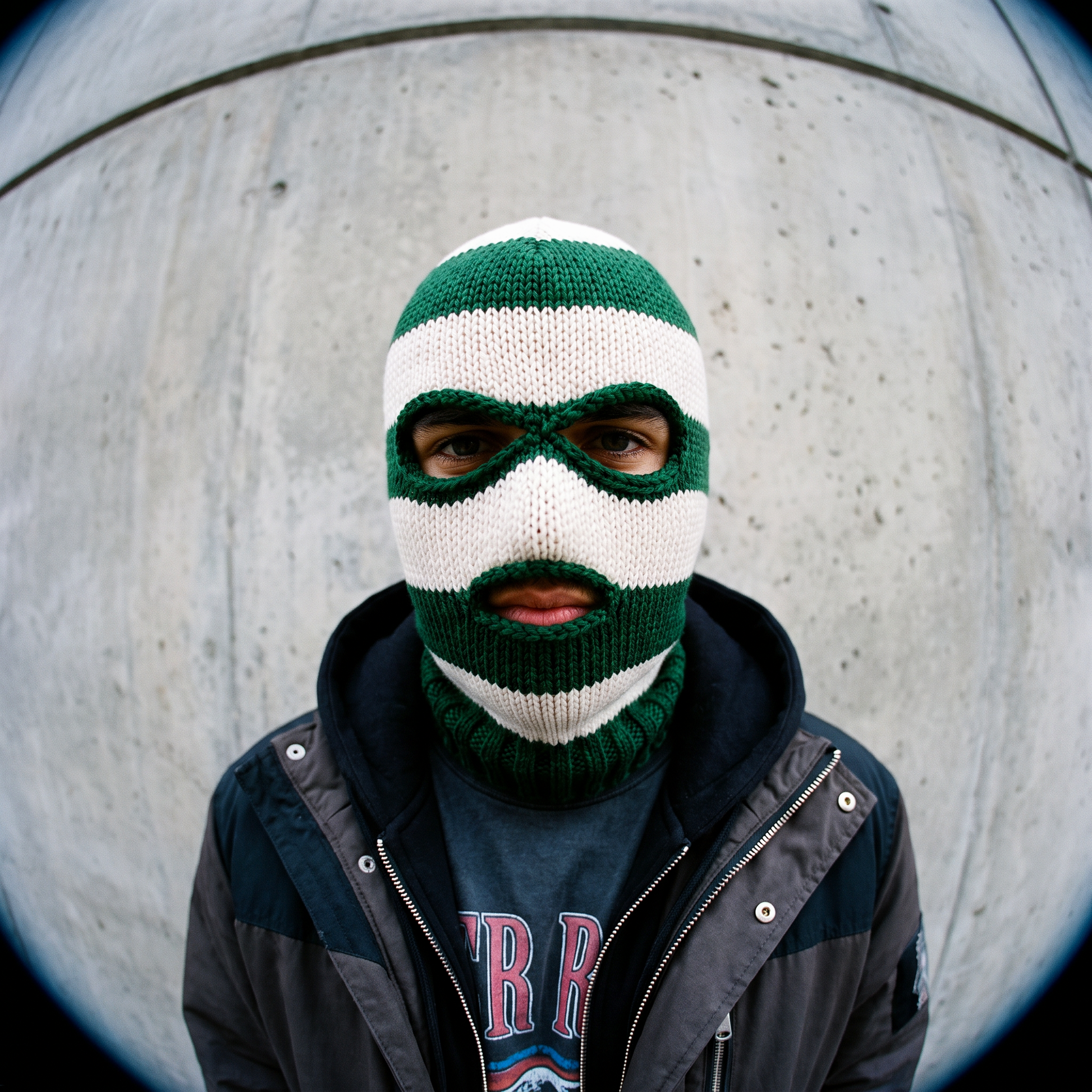 Eirin Apparel Balaclava 'Celtic Hoops' Balaclava