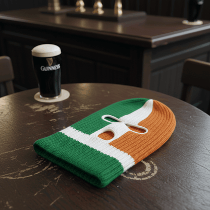Eirin Apparel Balaclava Irish Flag Balaclava Ski Mask (Pre-Order)