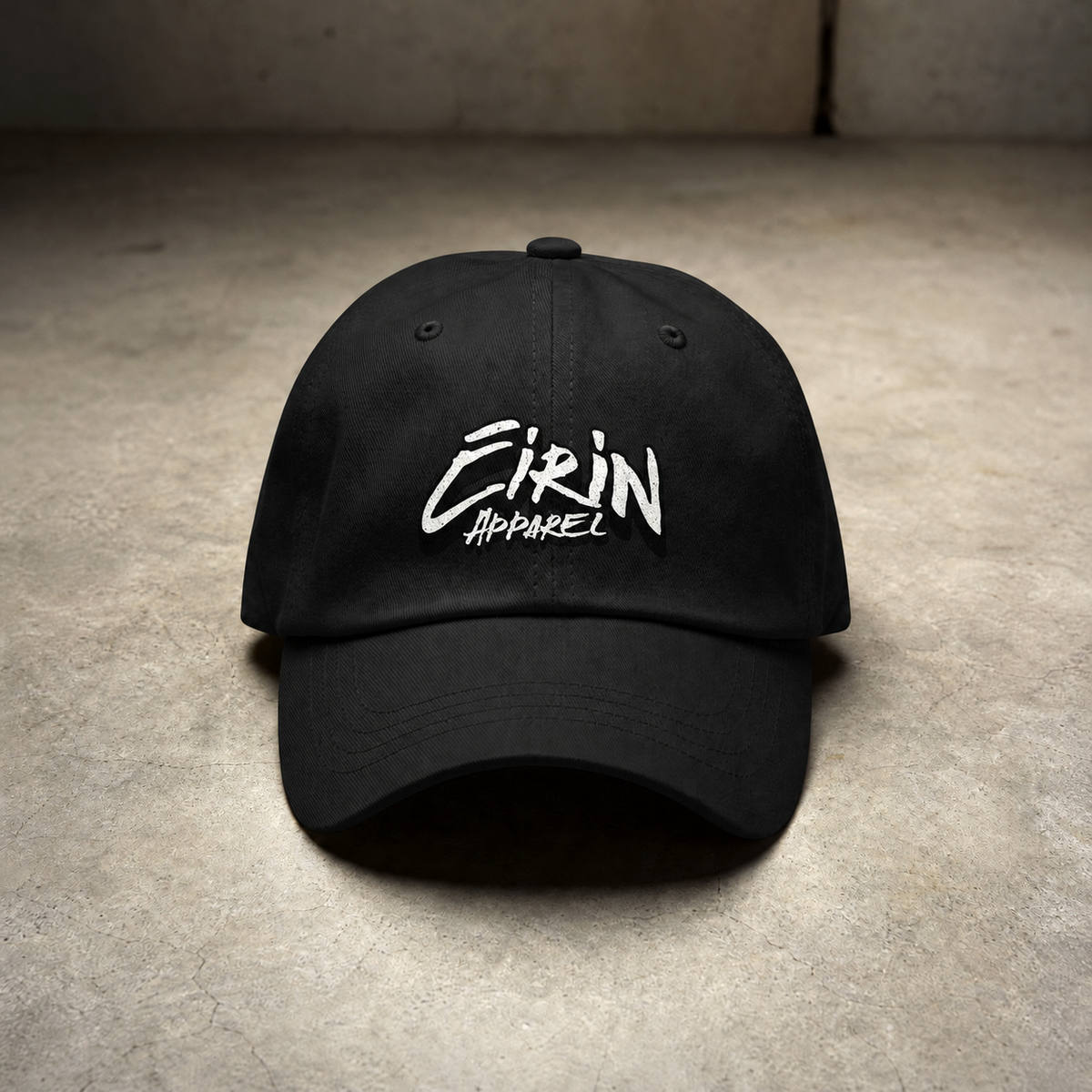 Eirin Apparel Baseball Cap Black 'Logo Graffiti' Baseball Cap