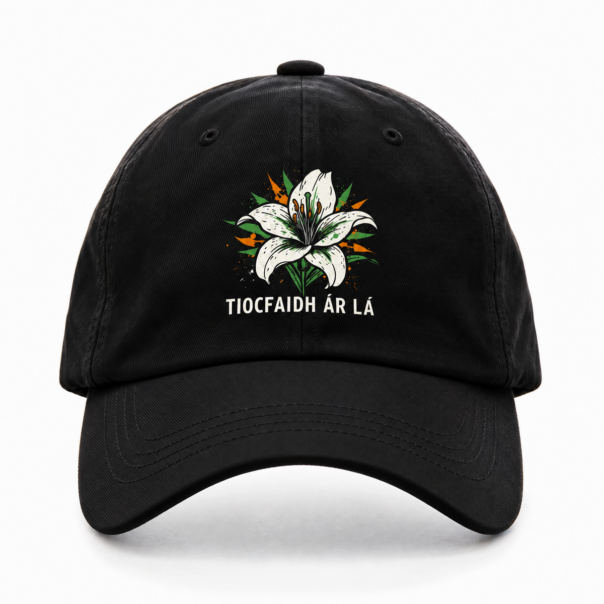 Eirin Apparel Baseball Cap 'Tiocfaidh ár lá' Easter Lily Baseball Cap
