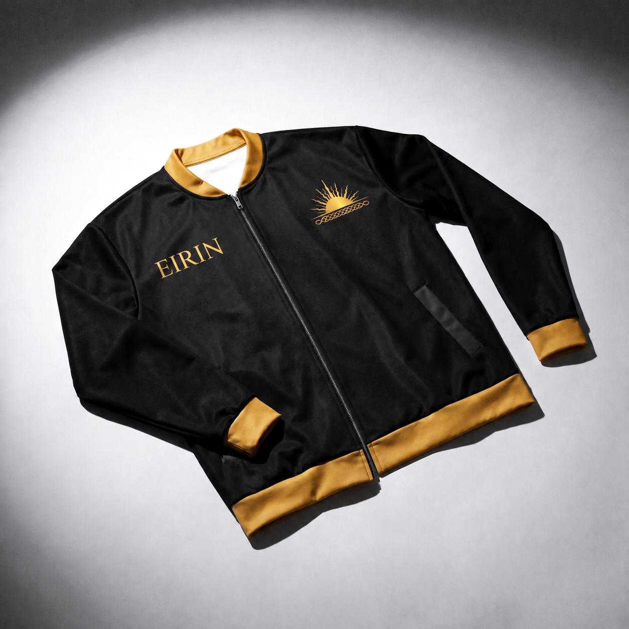 Eirin Apparel Bomber Jacket 'Black Sun' Bomber Jacket