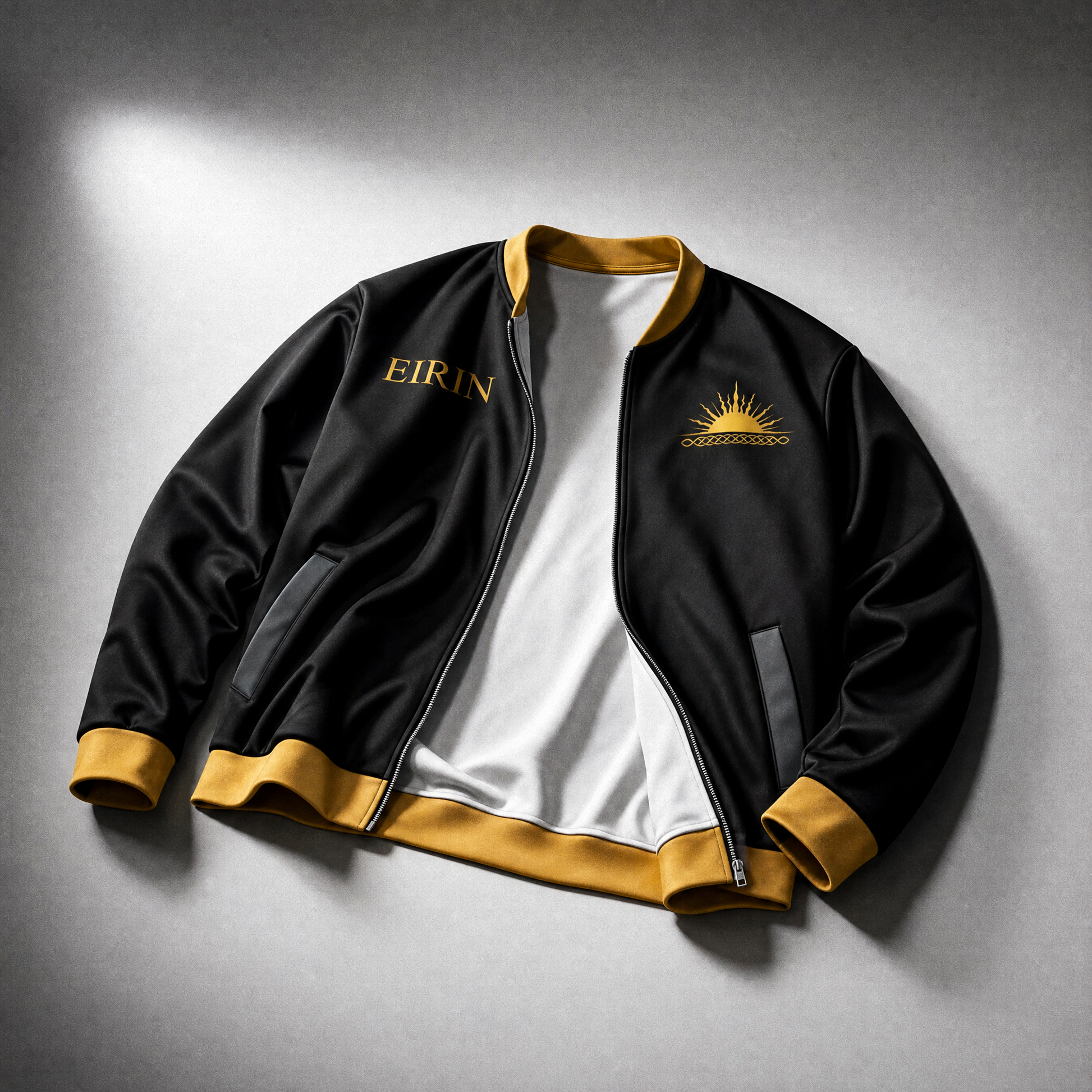 Eirin Apparel Bomber Jacket 'Black Sun' Bomber Jacket