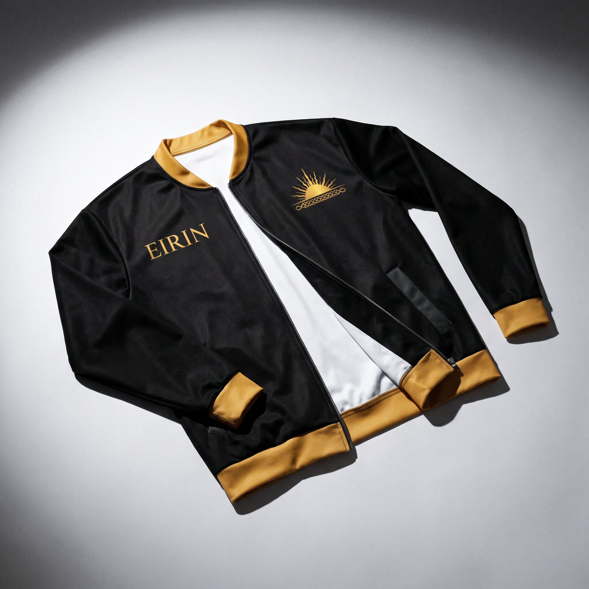 Eirin Apparel Bomber Jacket 'Black Sun' Bomber Jacket