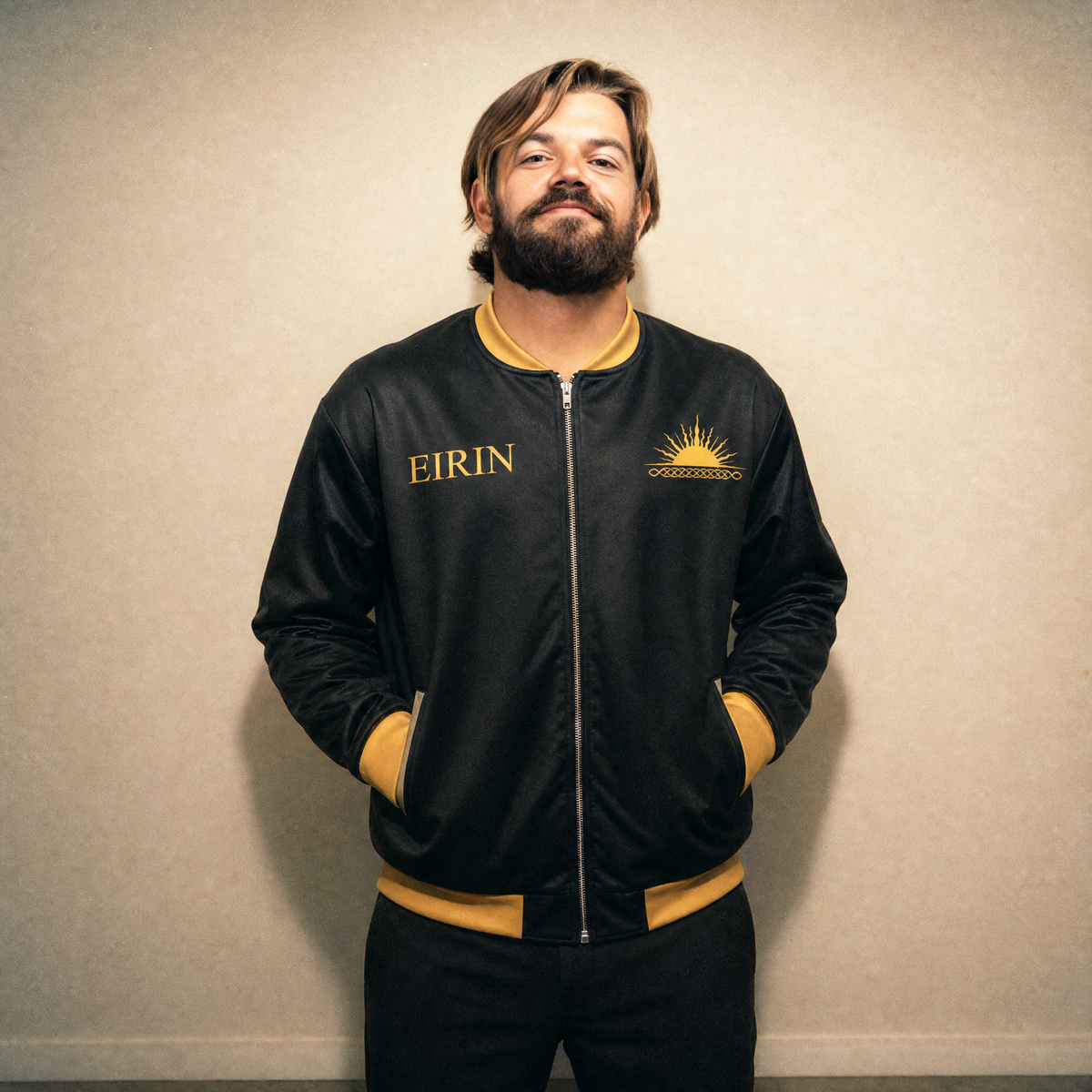 Eirin Apparel Bomber Jacket 'Black Sun' Bomber Jacket