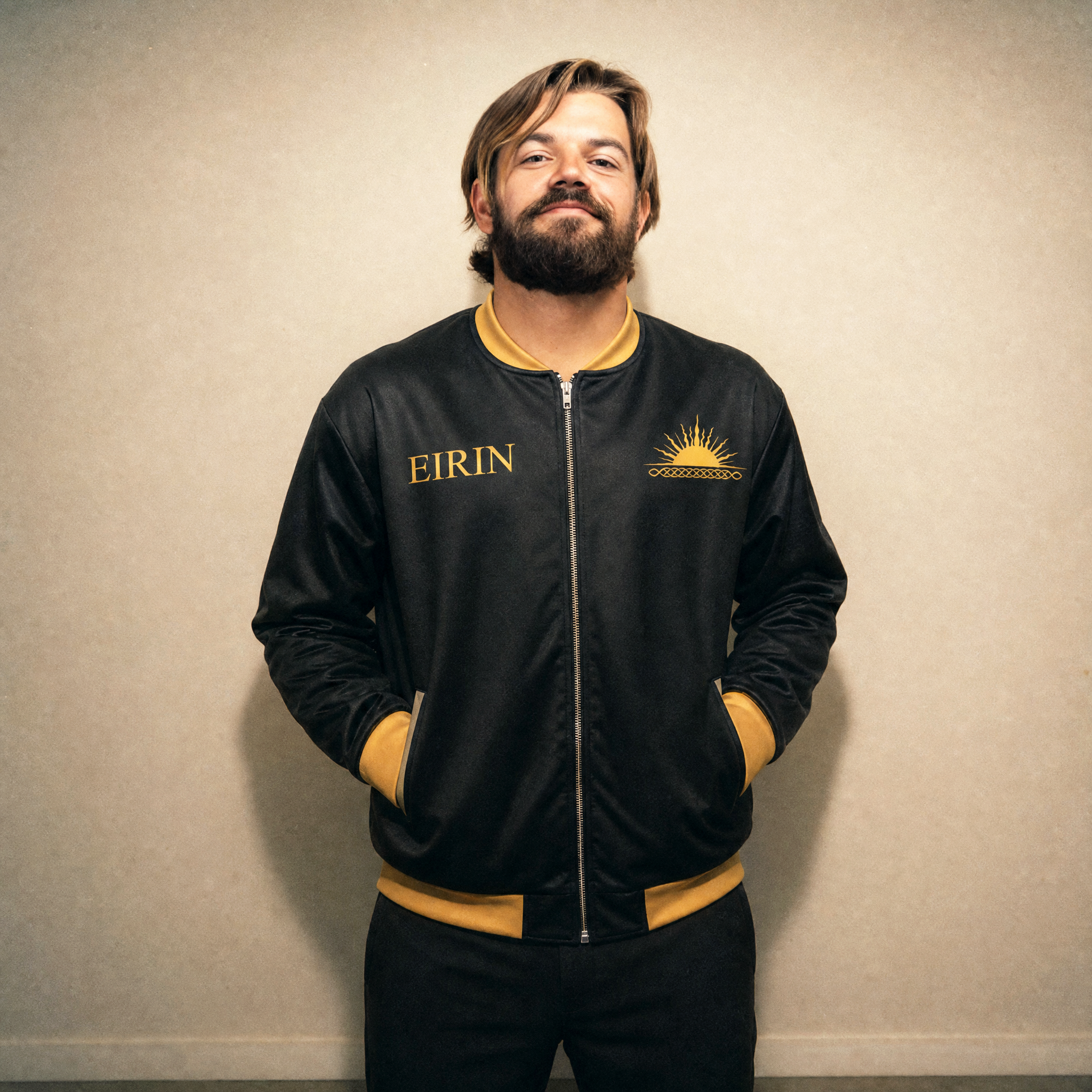 Eirin Apparel Bomber Jacket 'Black Sun' Bomber Jacket